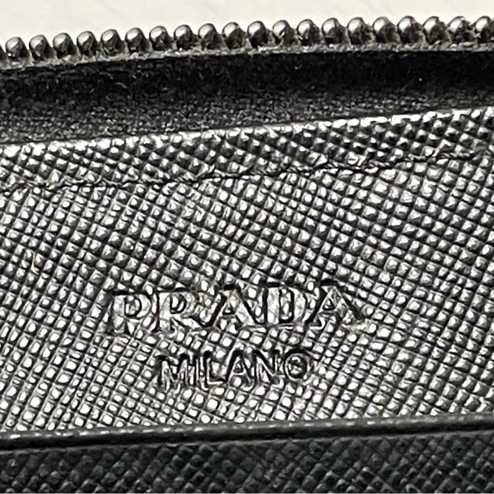 Authentic Prada Black Saffiano Leather Zip-Around Wallet - Picture 8 of 11